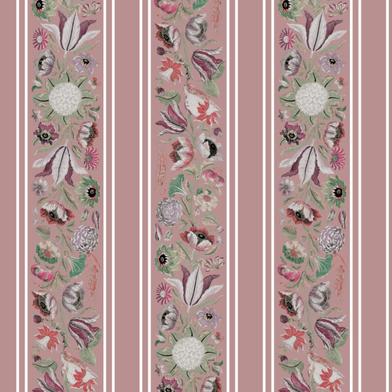 COQUELICOT STRIPE PINK €45m2