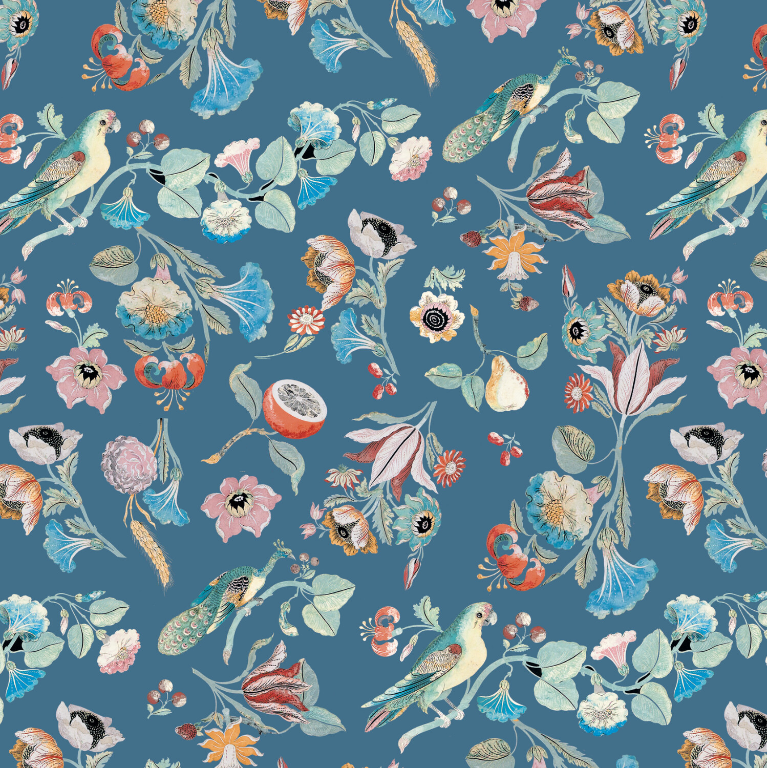 COQUELICOT BLUE €45m2