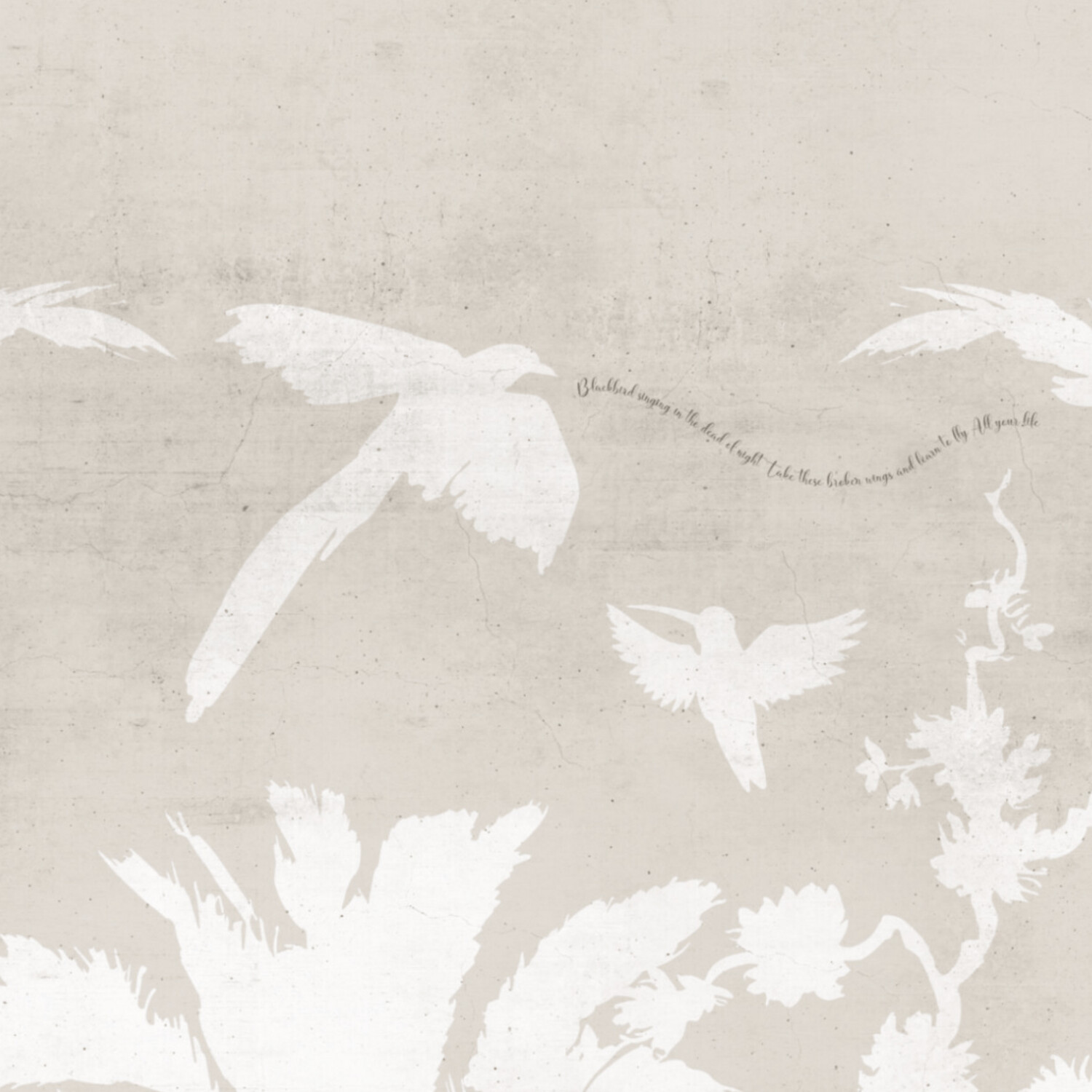 PALMS WITH SINGING BIRD BEIGE €49.50m2 ℗