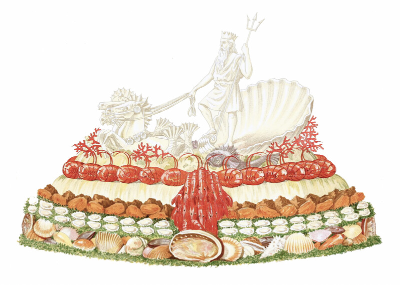 SAVOUREUX, NEPTUNE WALLSTICKER
