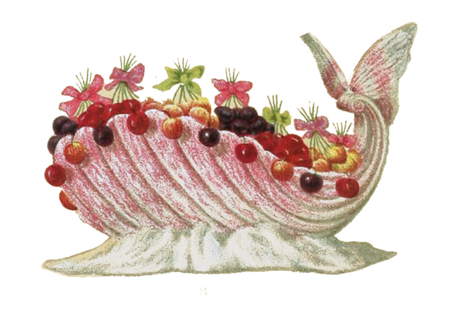 GATEAUX, BOL DE FRUITS WALLSTICKER