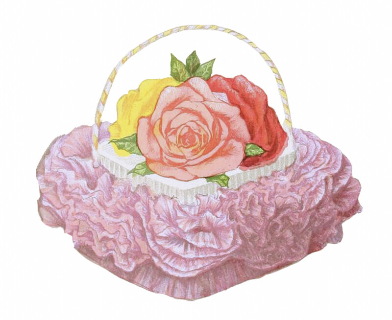 GATEAUX, DES ROSES WALLSTICKER