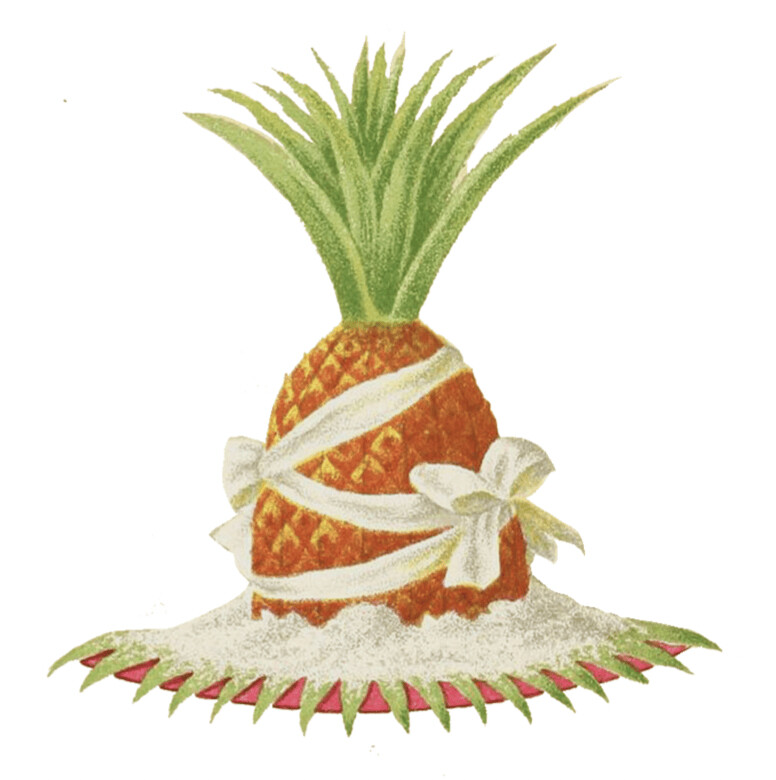 GATEAUX, L'ANANAS WALLSTICKER