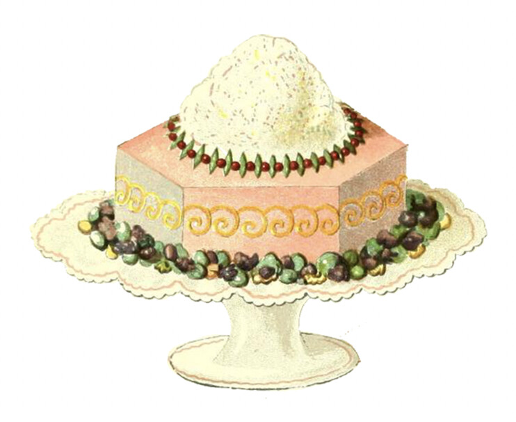 GATEAUX, ROSE WALLSTICKER