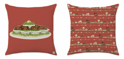 SAVOUREUX RED CUSHIONS