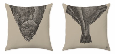 THE LOBSTER/TURBOT BEIGE CUSHIONS