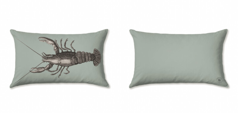 THE LOBSTER/TURBOT MINT GREEN CUSHIONS