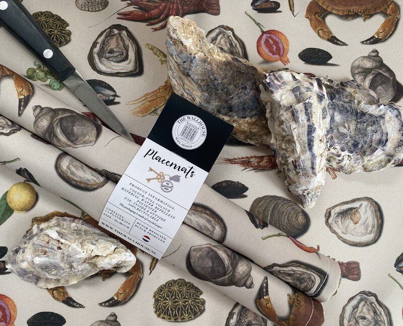 SEAFOOD OFF-WHTE PLACEMATS 2x