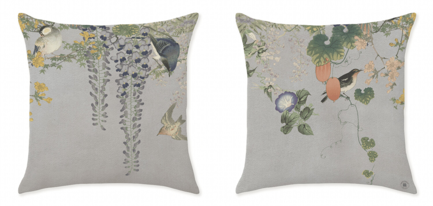 WISTERIA FESTOEN BLUE CUSHIONS