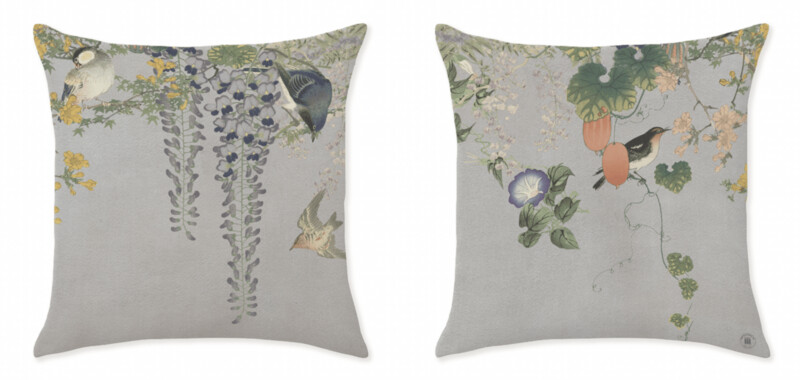 WISTERIA FESTOEN BLUE CUSHIONS