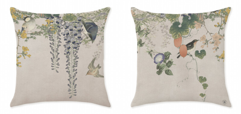 WISTERIA FESTOEN BEIGE CUSHIONS