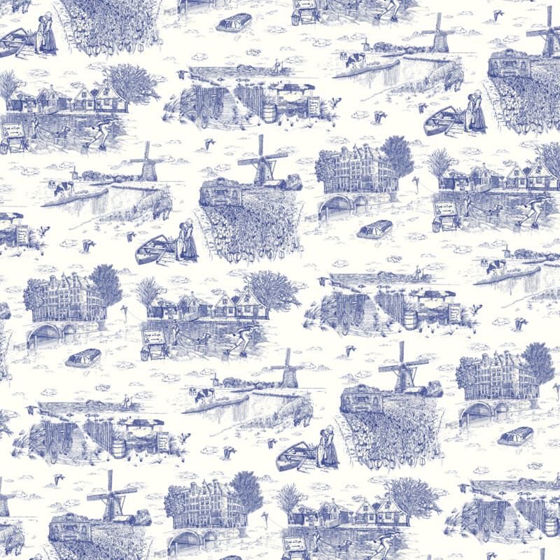 TOILE DE HOLLANDE CLASSIC BLUE €45.00m2