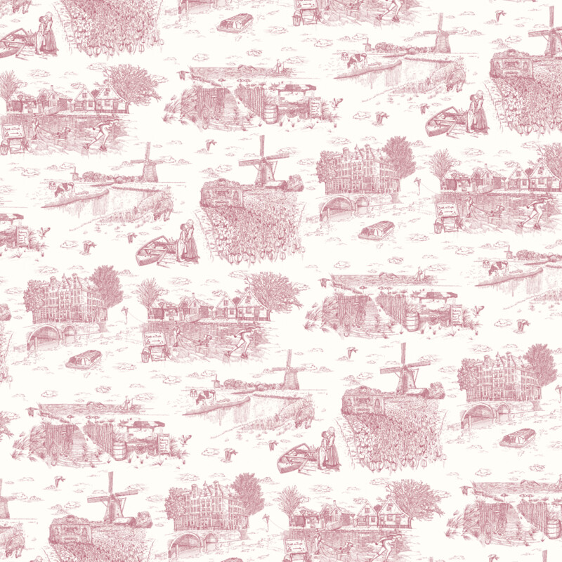 TOILE DE HOLLANDE OLD PINK €45.00m2