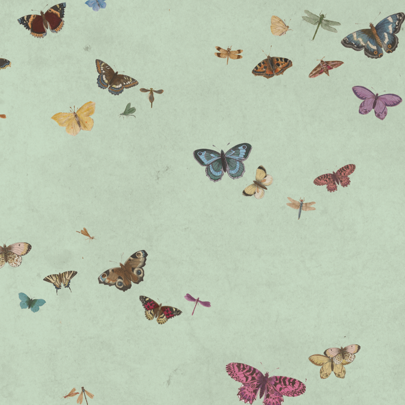 HONEY BUTTERFLY LIGHT GREEN €45m2