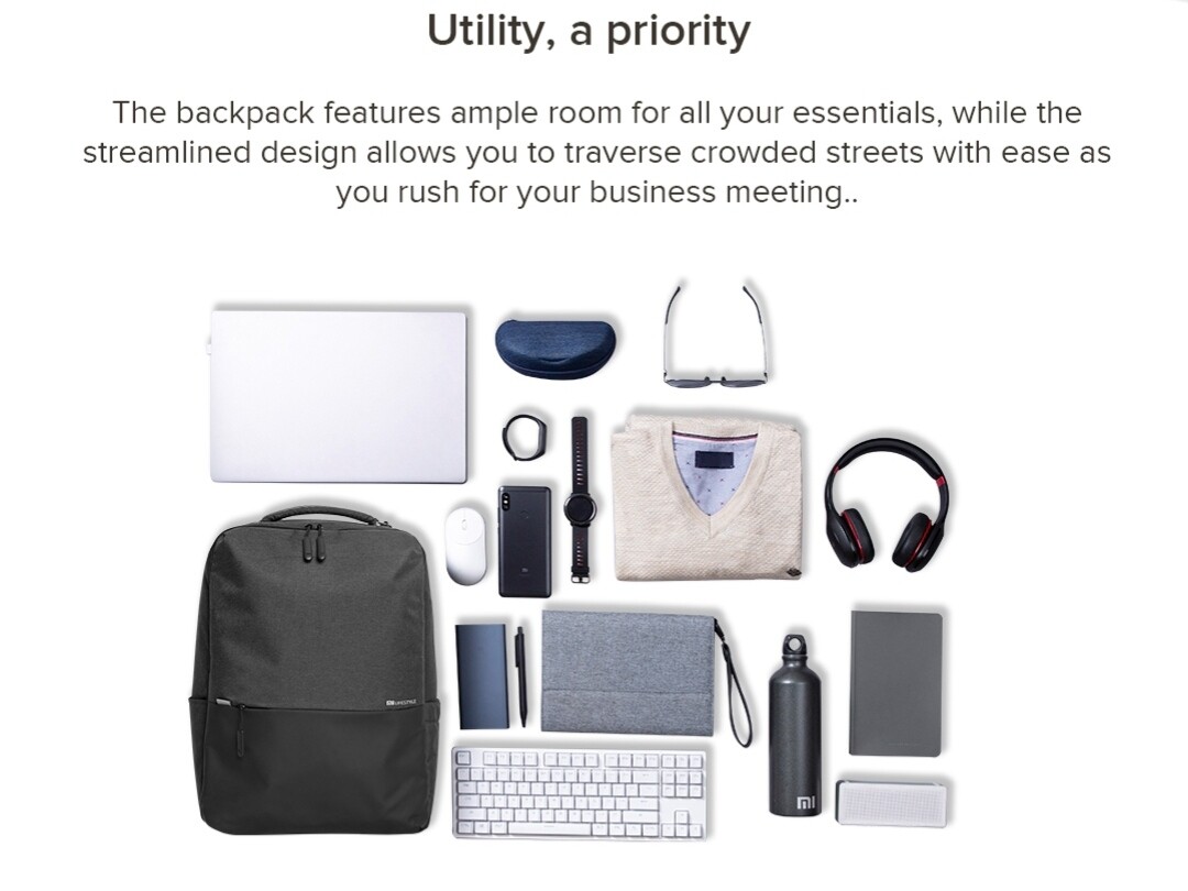Mi Business Casual Backpack Blue

