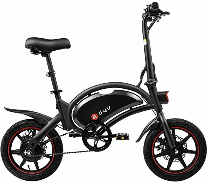 Dyu D3F - Bicicletta elettrica pieghevole, ruote da 14\
