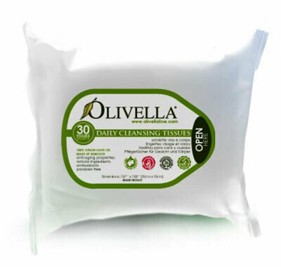 Olivella Face and Body Cleansing Tissues