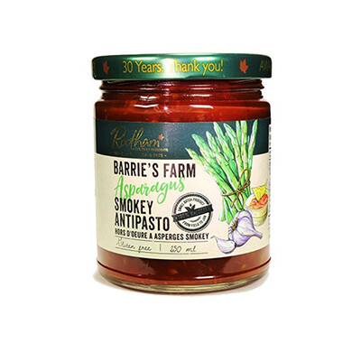 Rootham Gourmet Preserves: Barrie's Farm Asparagus Smokey Antipasto