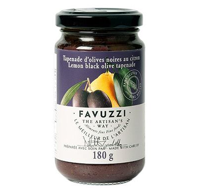 Favuzzi: Lemon Black Olive Tapenade