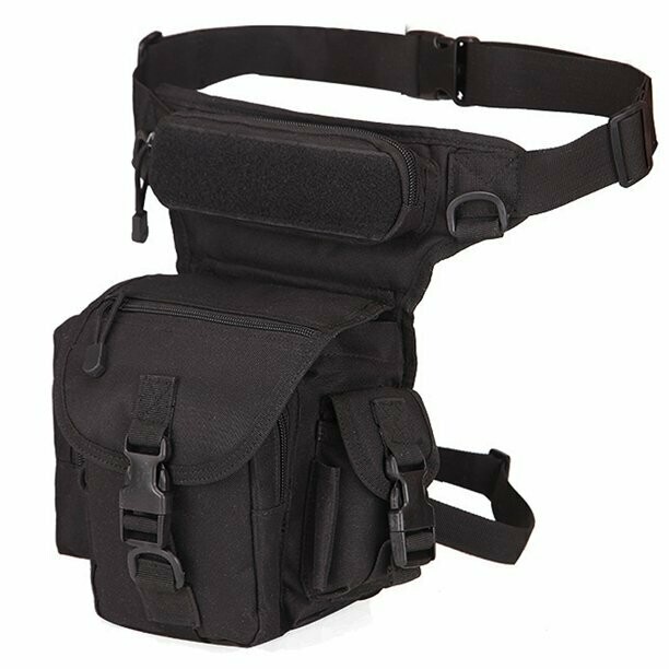Black Hunting Waist/Thigh Bag