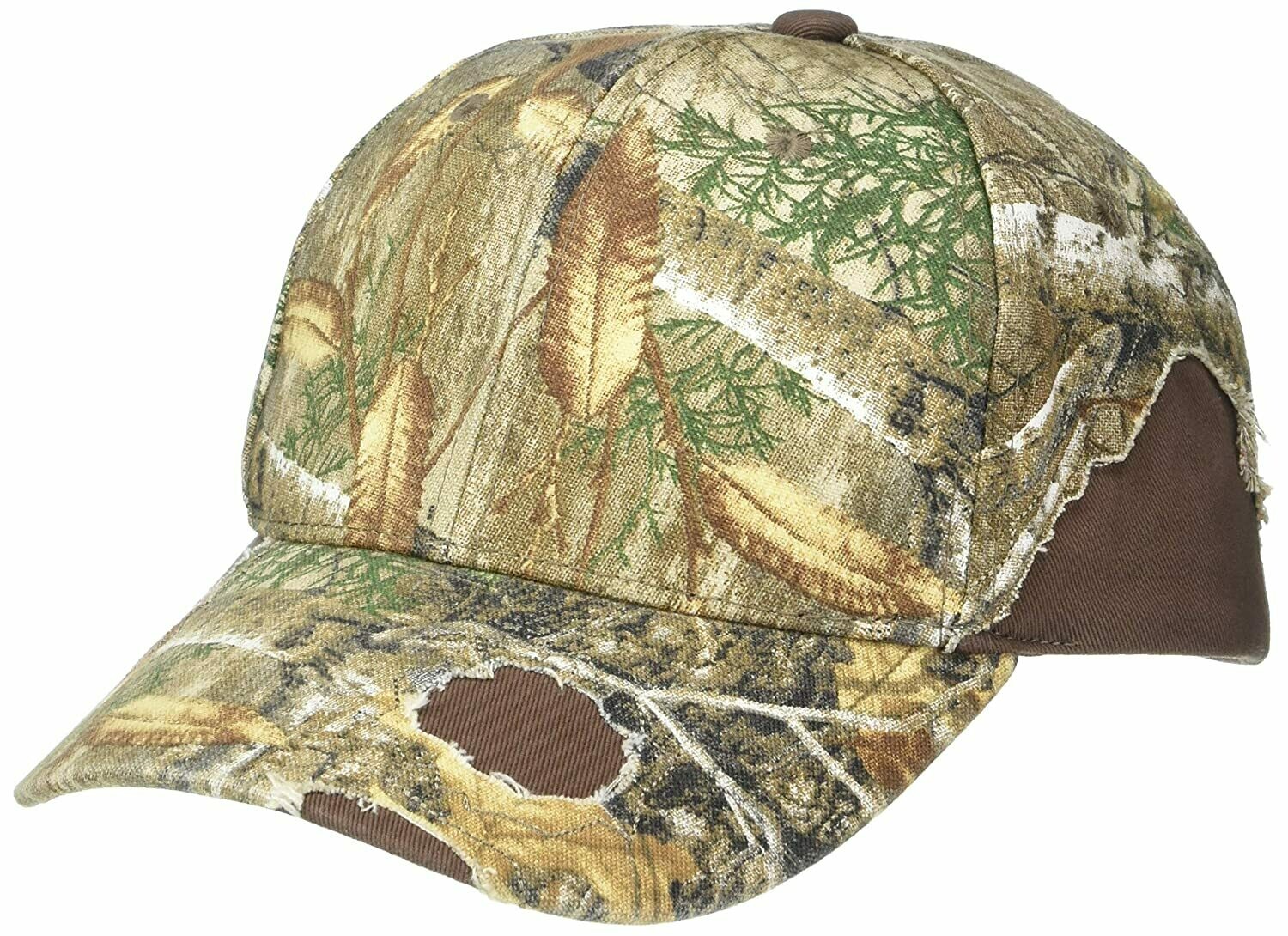 Frayed Camo Cap, Brown/Realtree