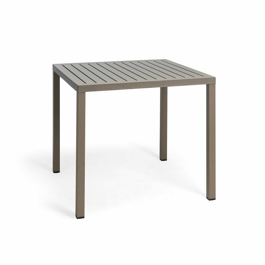 Cube 80 tavolo - Nardi, Colorazioni disponibili: Tortora