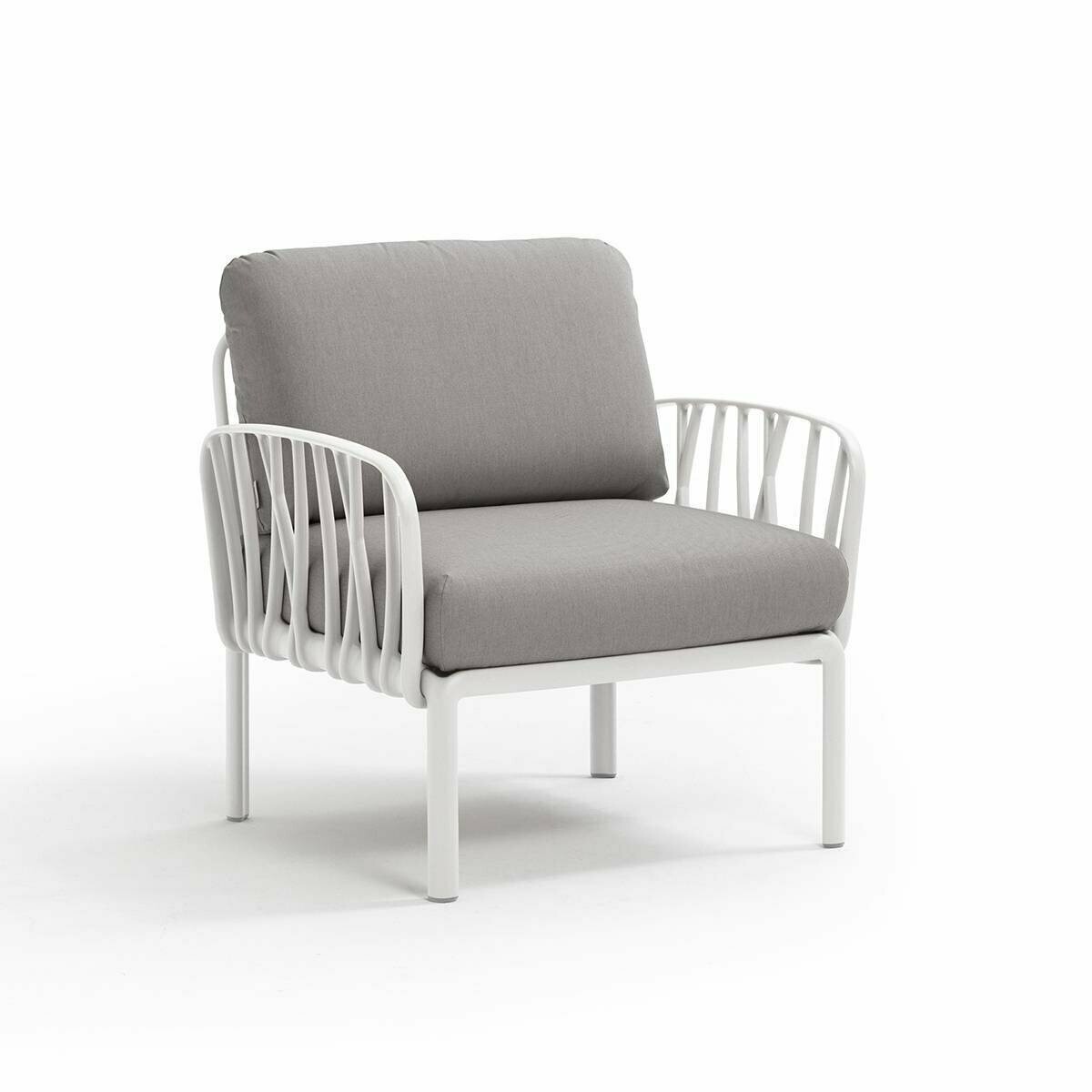 Komodo Poltrona - Nardi, Colorazioni disponibili: BIANCO grigio