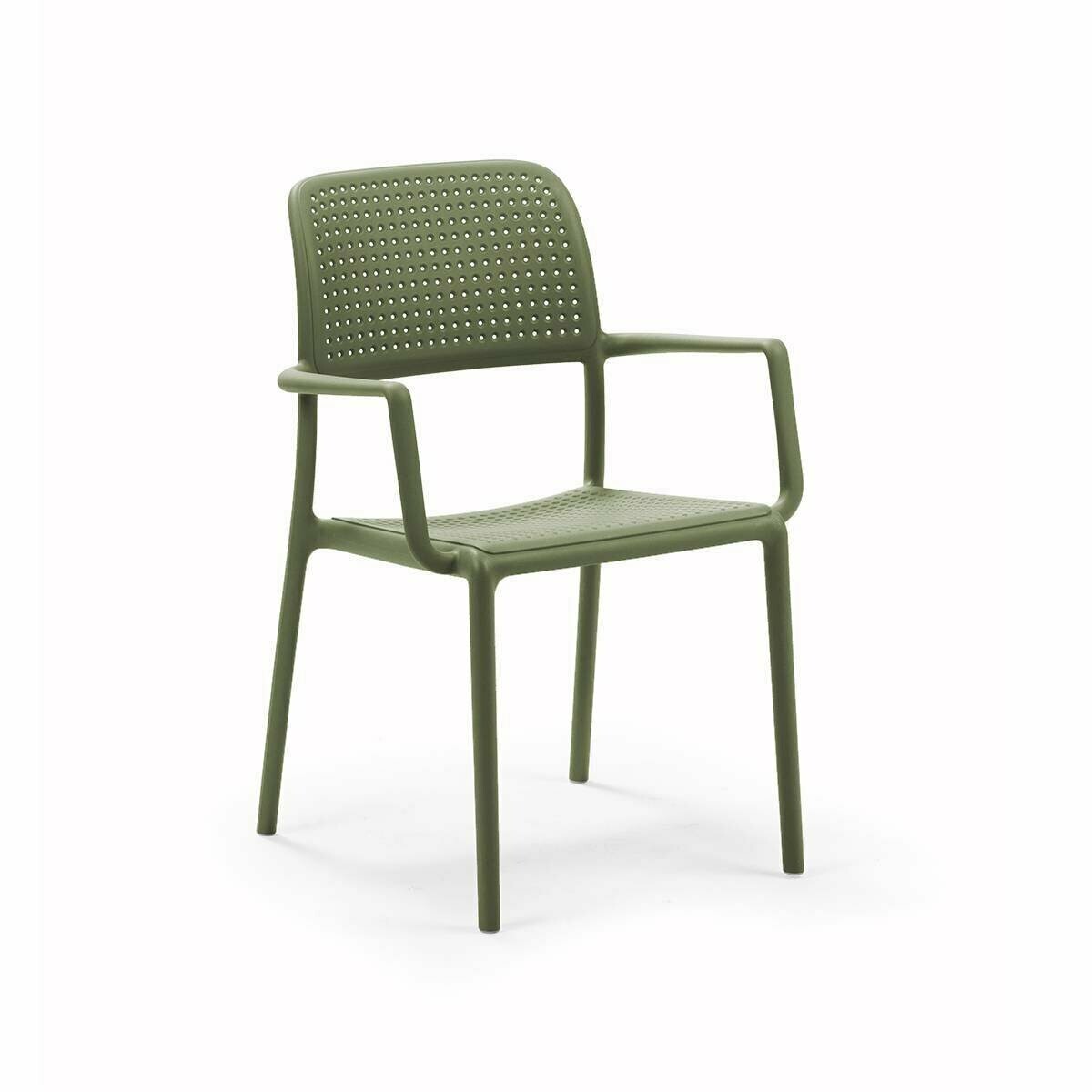 Sedia Bora con braccioli - Nardi, Colorazioni disponibili: Agave