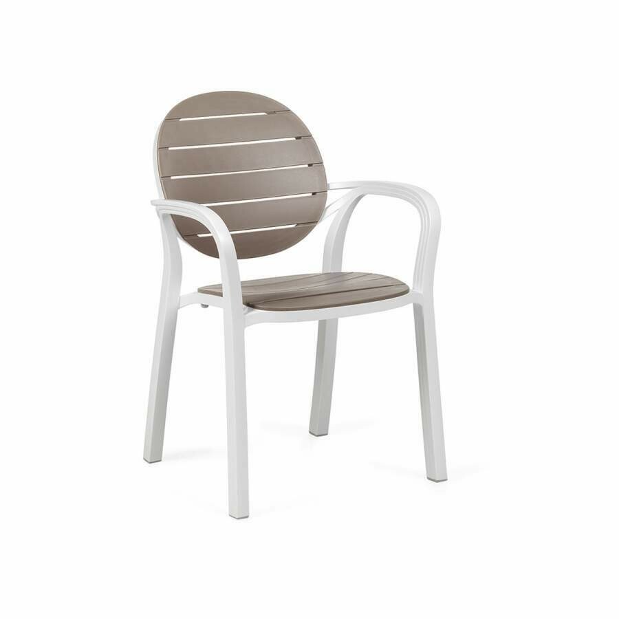Palma poltroncina - Nardi, Colorazioni disponibili: Bianco Tortora