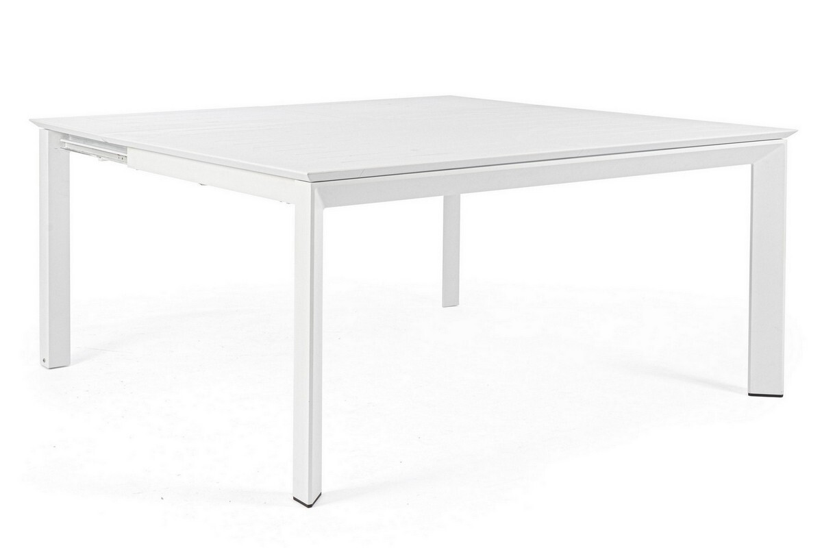 Tavolo Konnor  160x110/160, Colori disponibili: Bianco