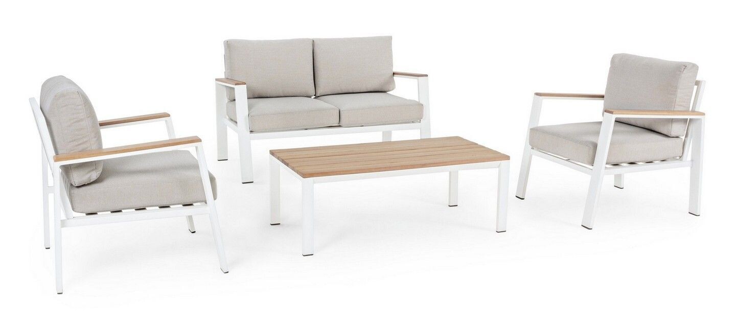 SALOTTO CON CUSCINI YK11/YK13 - BELMAR, Colori disponibili: Bianco