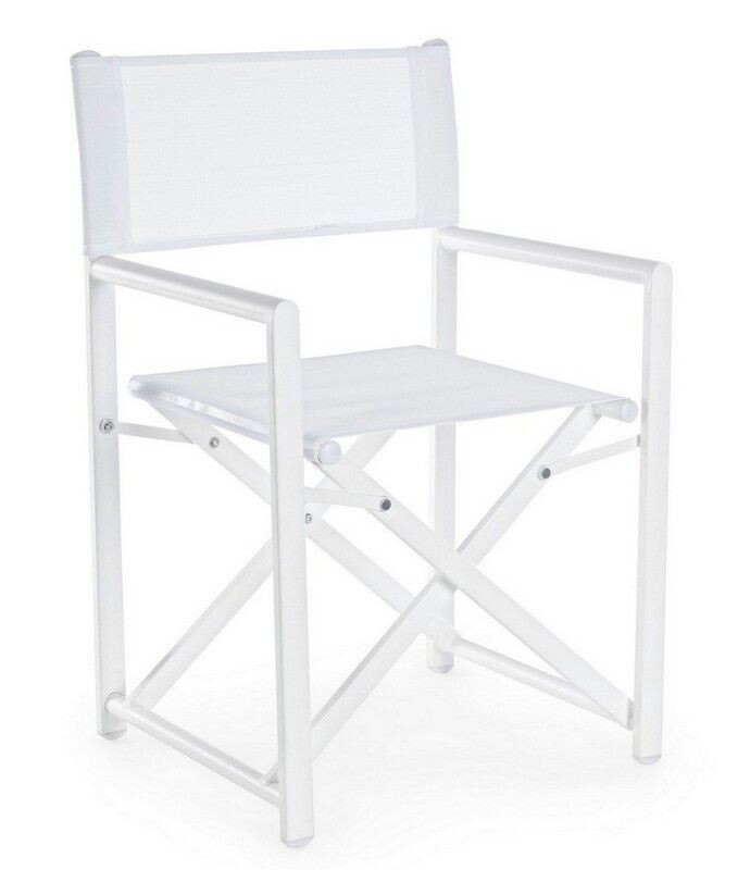SEDIA REGISTA PIEGHEVOLE TAYLOR, Colori disponibili: Bianco
