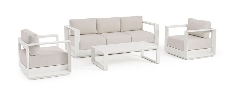 Set 4 pezzi salotto C-C Moses Vapor YK15 - Bizzotto