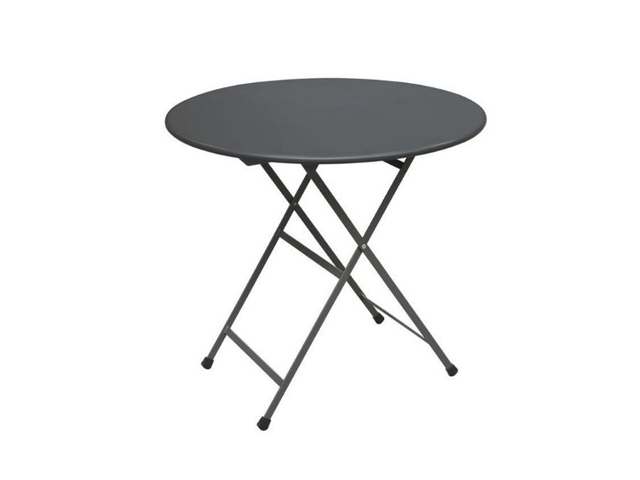 Tavolino rotondo Arc en ciel tavolo 80  - Emu, Colorazioni disponibili: Ferro Antico 22