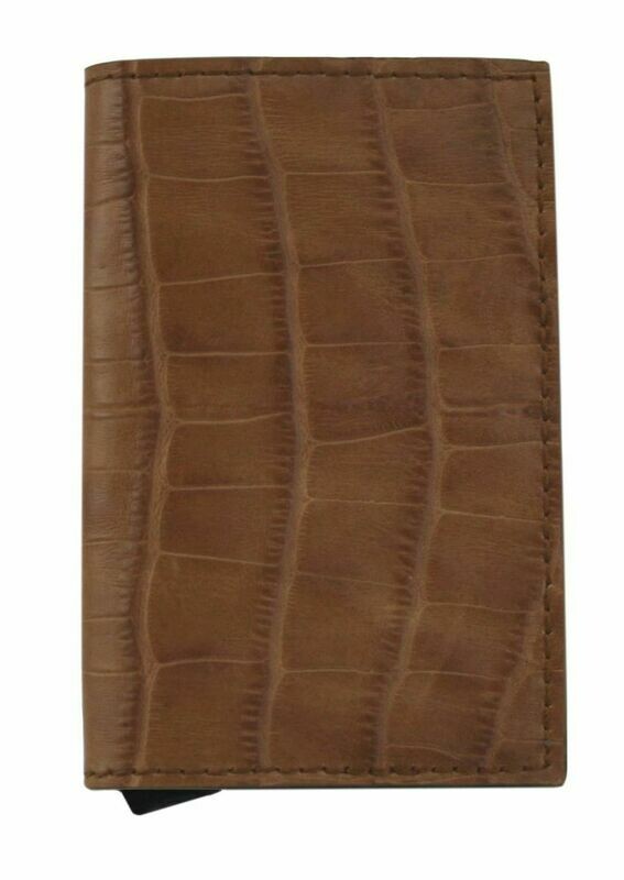 PORTA CREDIT CARDS RFID BLOCK IN PELLE COCCO  C104CO