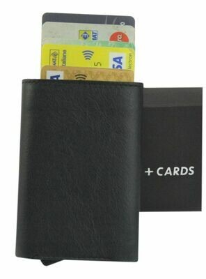 PORTA CREDIT CARDS / BANCONOTE RFID BLOCK IN VIT NAPPA C108