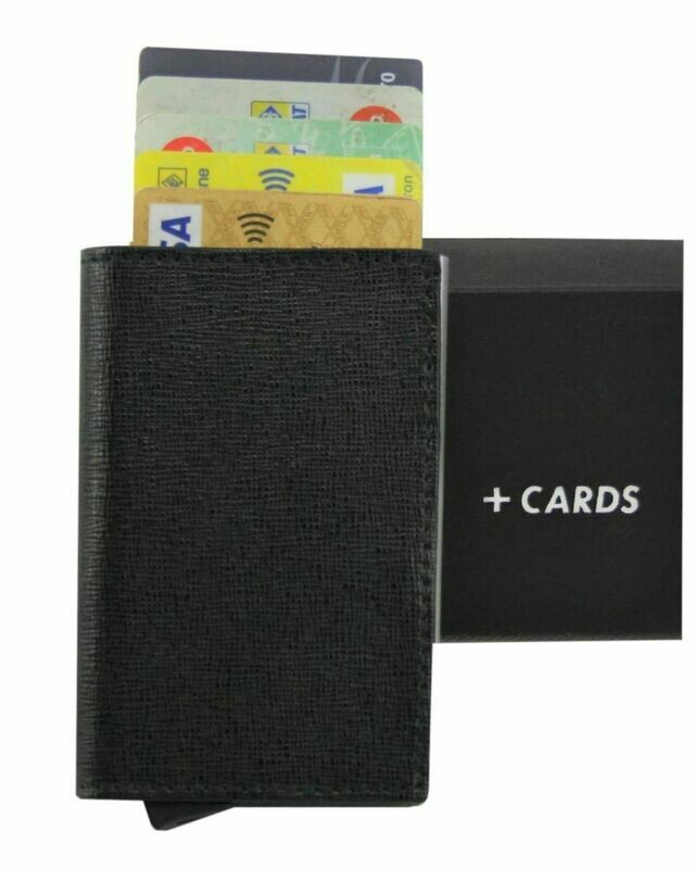 PORTA CREDIT CARDS RFID BLOCK IN PELLE SAFFIANO C104 PORTA CREDIT CARDS RFID BLOCK IN PELLE SAFFIANO C104
