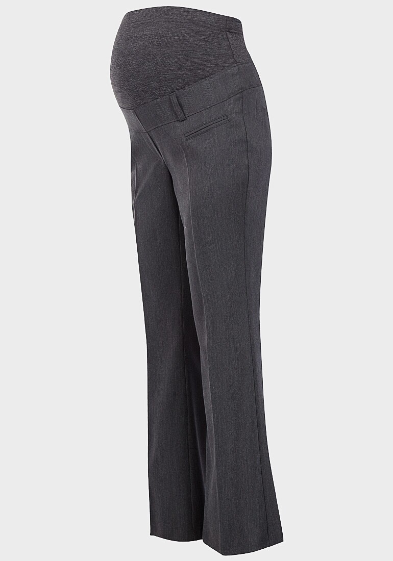 ნაჭრის კლასიკური საორსულე შარვალი BOOTCUT