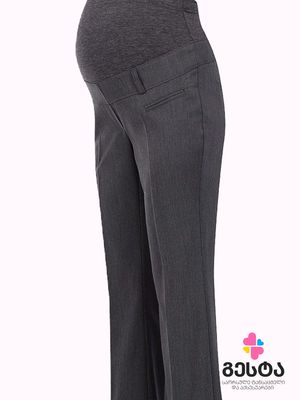 ნაჭრის კლასიკური საორსულე შარვალი BOOTCUT