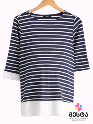 საორსულე ზოლებიანი მაისური