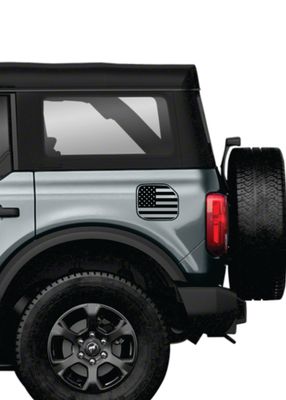 Bronco 2021-25  American Flag Fuel Door Decal