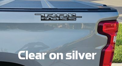 Chevrolet Trail Boss and 22-26  Colorado Trail Boss Decal Sticker Qrt Panel