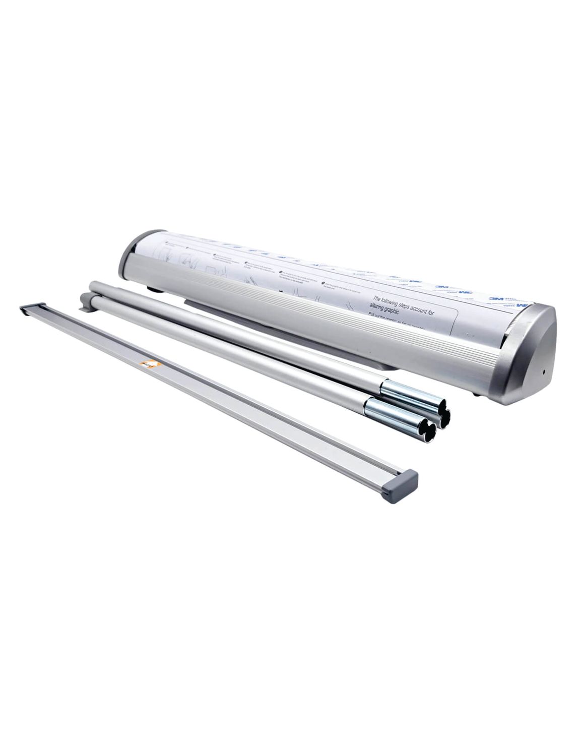 23.5" Retractable show car banner display