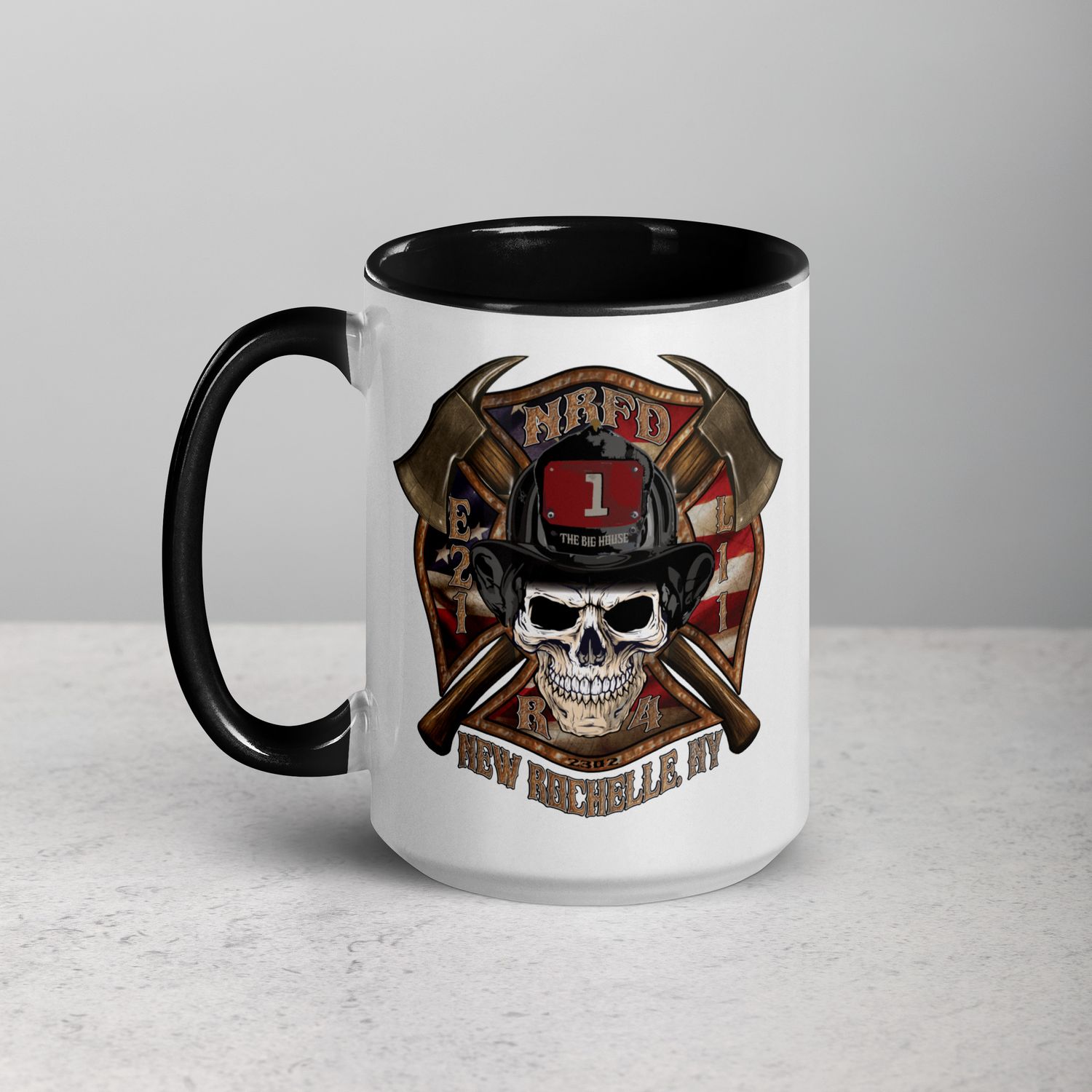 NRFD Big House 15oz mug w/ colored inside