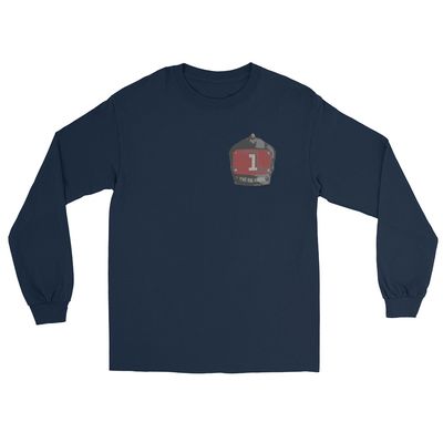 NRFD Big House Long Sleeve T  with Flag