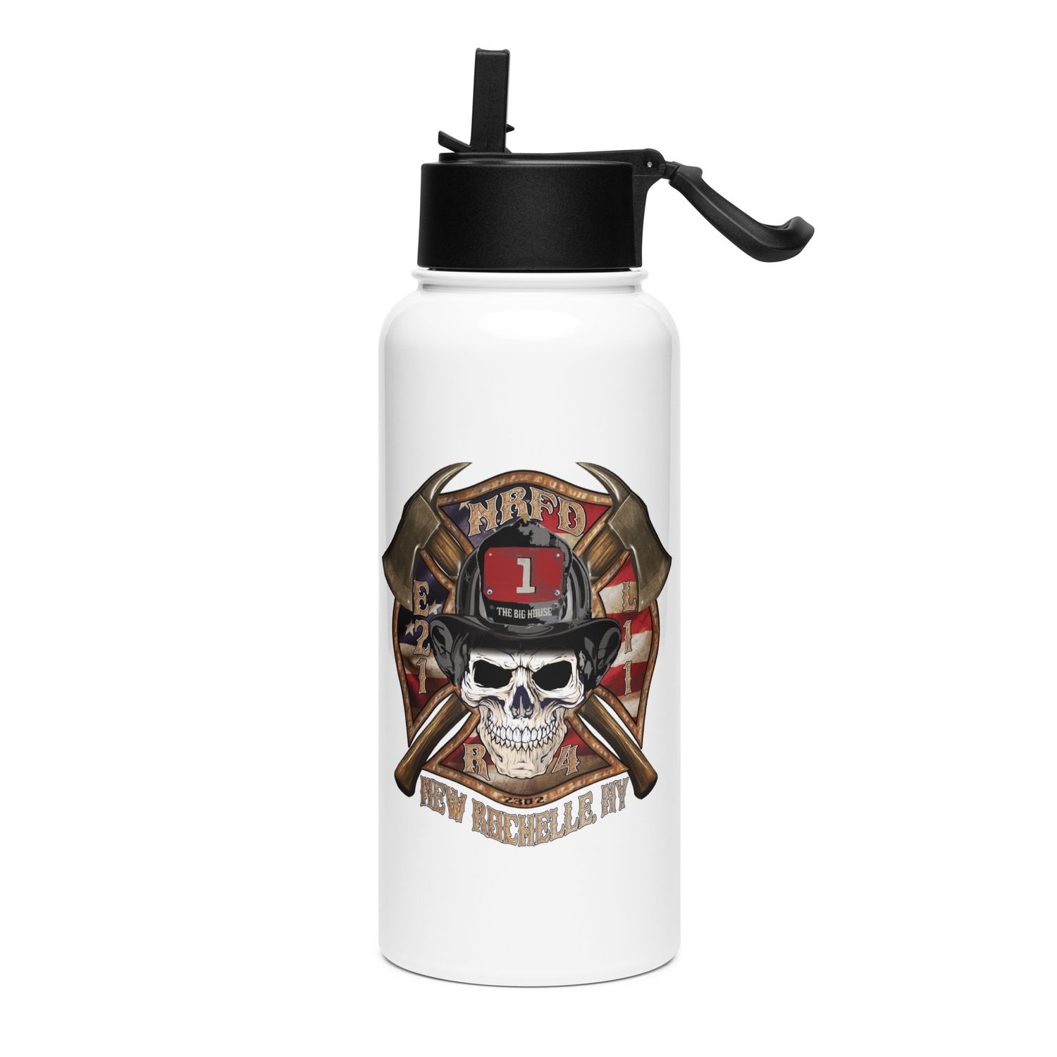 NRFD Big House Metal Water Bottle