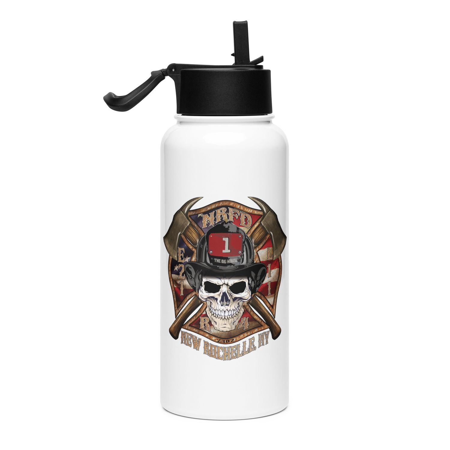NRFD Big House Metal Water Bottle
