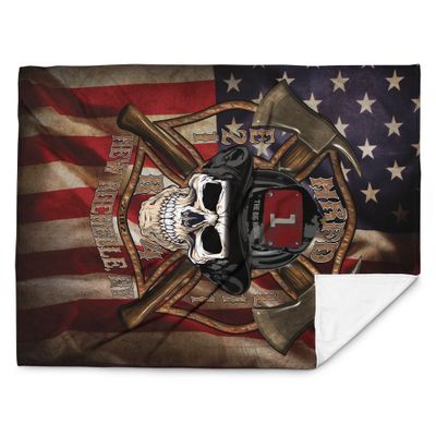NRFD Big House 60"x80" Throw Blanket Flag
