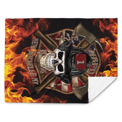 NRFD  60"x80" Throw Blanket flames