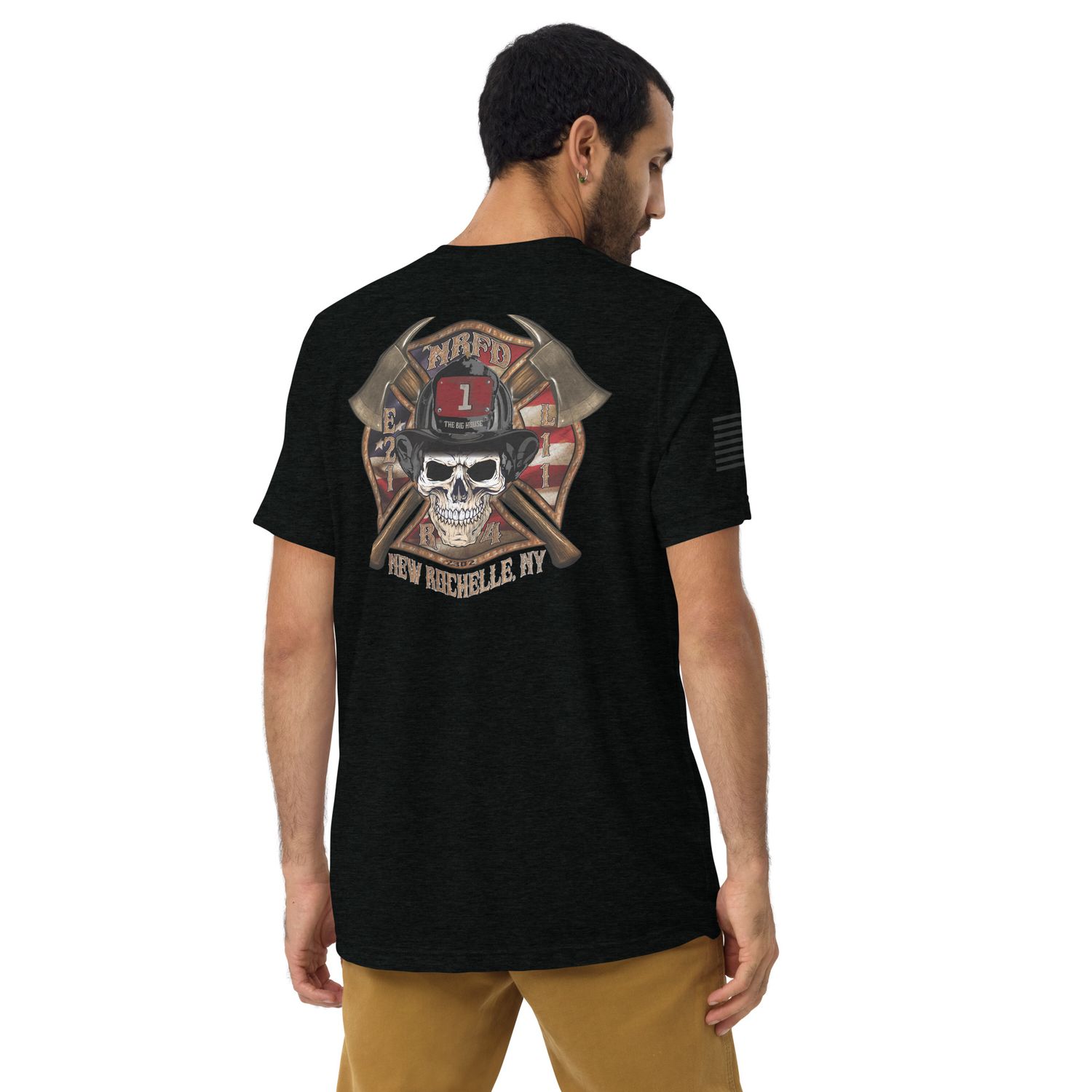 NRFD Big House Premium plus T with flag on right sleeve